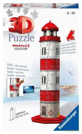 RAVENSBURGER 3D 54 el. Latarnia morska [PUZZLE]