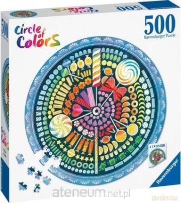 RAVENSBURGER 500 el. Paleta kolorów: cukierki [PUZZLE]