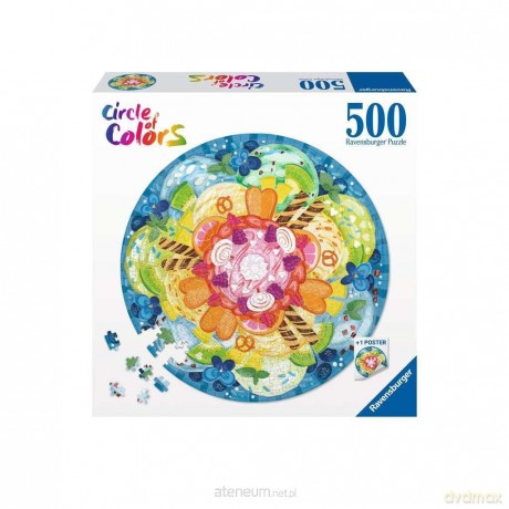 RAVENSBURGER 500 el. Paleta kolorów: lody [PUZZLE]