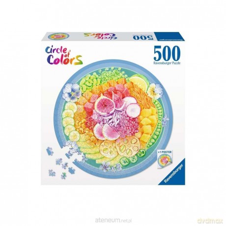 RAVENSBURGER 500 el. Paleta kolorów: poke bowl [PUZZLE]