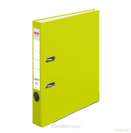 Segregator A4 5 cm PP zielony neon Q file