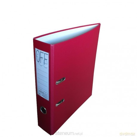 Segregator A4 7,5 cm matowy bordowy