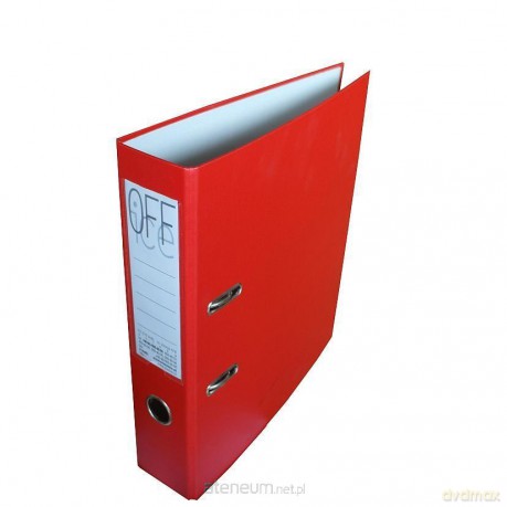 Segregator A4 7,5 cm matowy czerwony