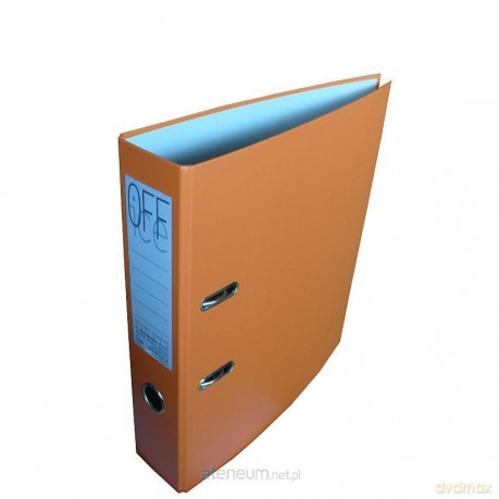 Segregator A4 7,5 cm matowy pomarańczowy