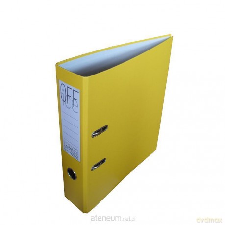 Segregator A4 7,5 cm matowy żółty