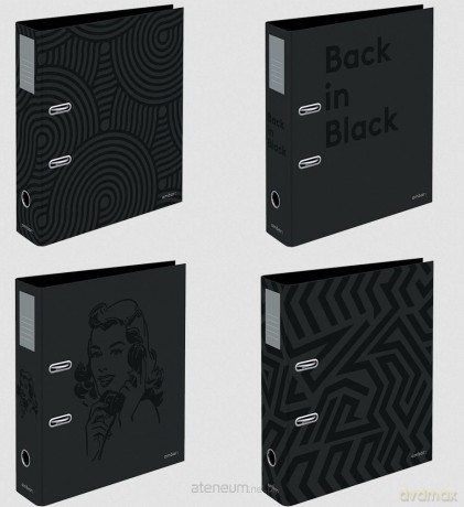 Segregator A4/2R 7 cm z dźwignią Clever Black