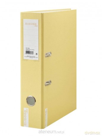 Segregator A4/2R 8 cm z dźwignią Yellow Emboss
