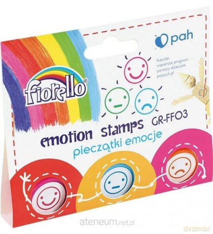 Stempelki zestaw emocje 3 szt