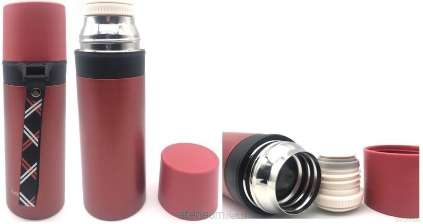 Termos próżniowy 350 ml Czerwony