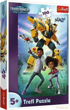 TREFL 100 el. Drużyna Transformers [PUZZLE]