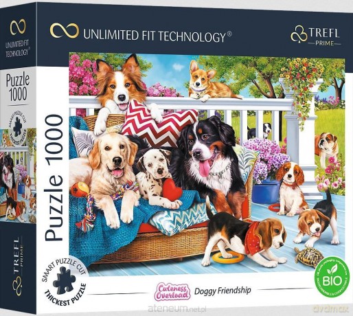 TREFL 1000 el. Cuteness Overload: Doggy Friendship [PUZZLE]