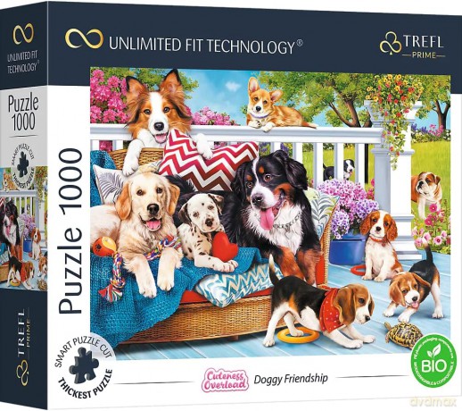 TREFL 1000 el. Cuteness Overload: Doggy Friendship [PUZZLE]