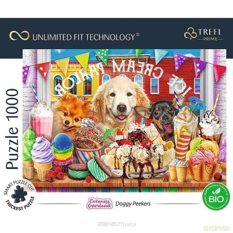 TREFL 1000 el. Cuteness Overload: Doggy Peekers [PUZZLE]