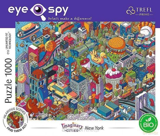 TREFL 1000 el. Eye-Spy Imaginary Cities New York [PUZZLE]