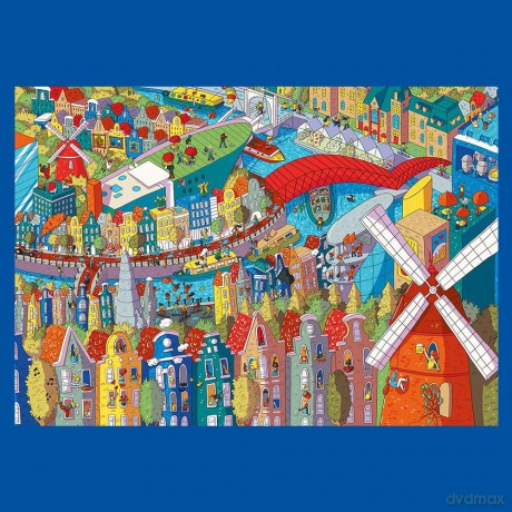 TREFL 1000 el. Eye-Spy Sneaky Peekers Amsterdam [PUZZLE]