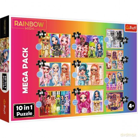 TREFL 10w1 Kolekcja modnych laleczek [PUZZLE]