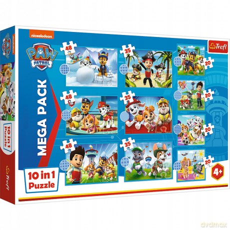 TREFL 10w1 Niezawodna drużyna Psiego Patrolu [PUZZLE]