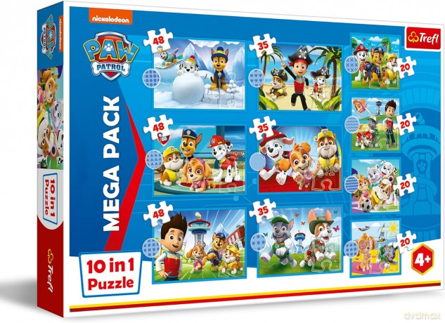 TREFL 10w1 Niezawodna drużyna Psiego Patrolu [PUZZLE]