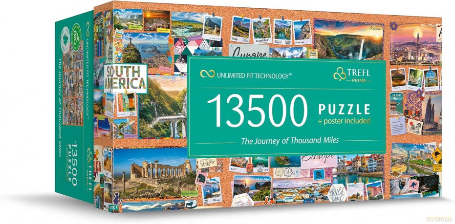 TREFL 13500 el. The Journey of Thousand Miles [PUZZLE]