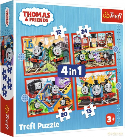 TREFL 4w1 Odjazdowy Tomek [PUZZLE]