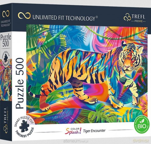 TREFL 500 el. Color Splash: Tiger Encounter [PUZZLE]
