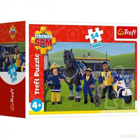 TREFL 54 el. Mini Strażak Sam w gotowości 1 [PUZZLE]