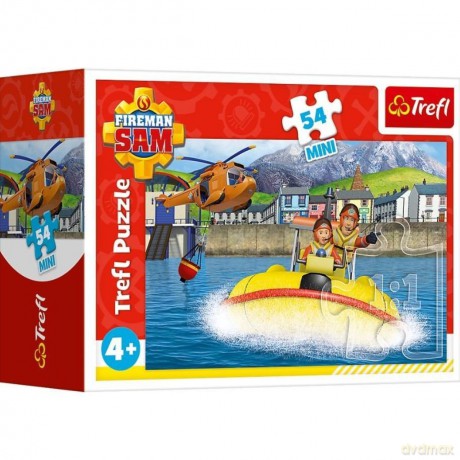 TREFL 54 el. Mini Strażak Sam w gotowości 4 [PUZZLE]