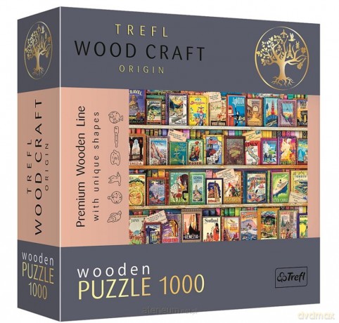 TREFL Puzzle drewniane 1000 el. Przewodnik po świecie [PUZZLE]