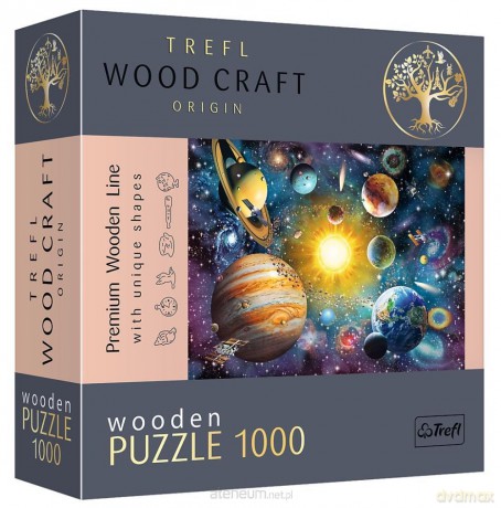 TREFL Puzzle drewniane 1000 el. Układ Słoneczny [PUZZLE]