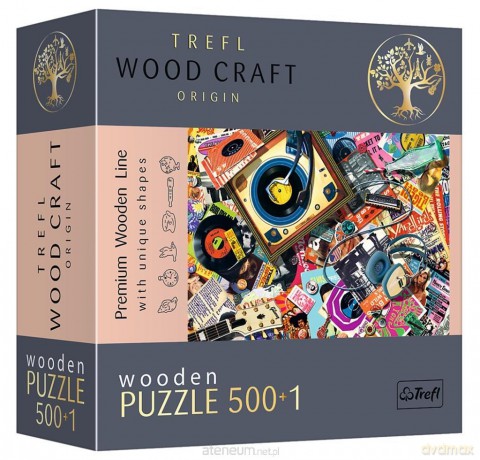 TREFL Puzzle drewniane 500+1 W świecie muzyki [PUZZLE]