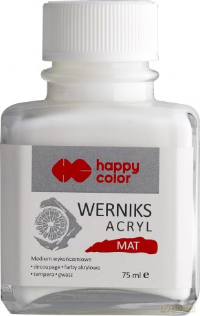Werniks akrylowy 75ml przezrocz. Matt