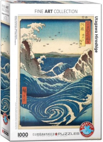 EUROGRAPHICS 1000 el. Naruto Whirlpool, Hiroshige Utagawa [PUZZLE]