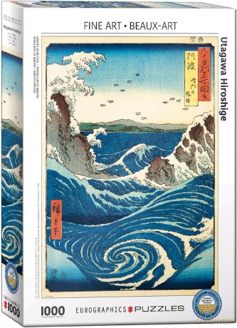 EUROGRAPHICS 1000 el. Naruto Whirlpool, Hiroshige Utagawa [PUZZLE]