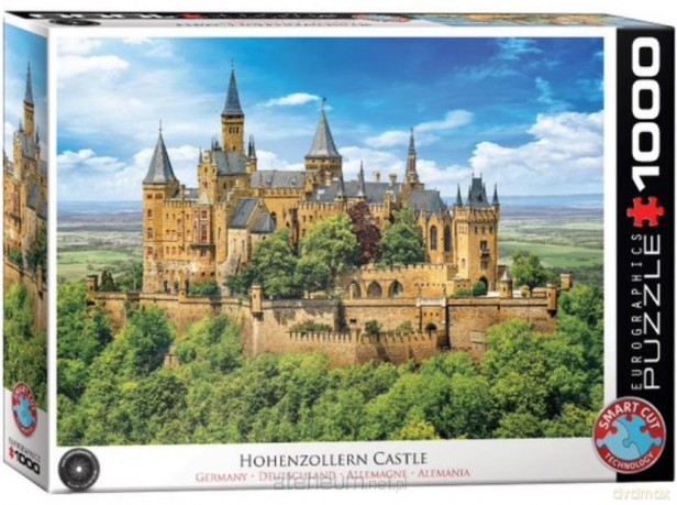 EUROGRAPHICS 1000 el. Niemcy, Widok na zamek Hohenzollern [PUZZLE]