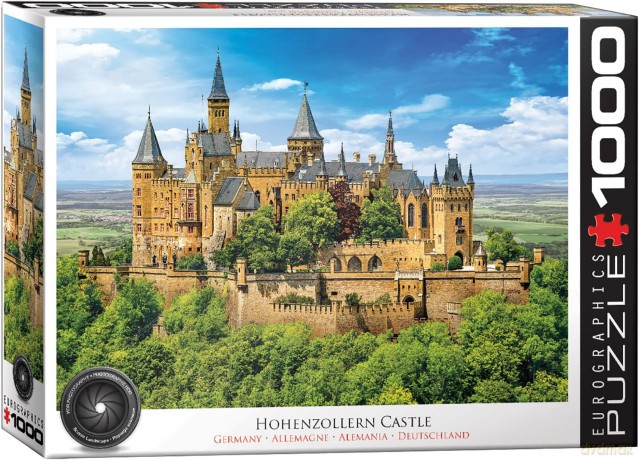 EUROGRAPHICS 1000 el. Niemcy, Widok na zamek Hohenzollern [PUZZLE]