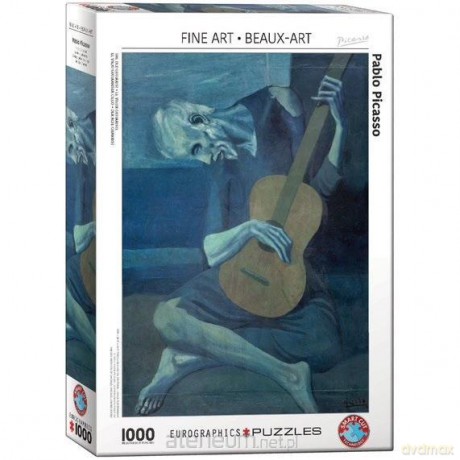 EUROGRAPHICS 1000 el. Starzec grający na gitarze, Picasso [PUZZLE]