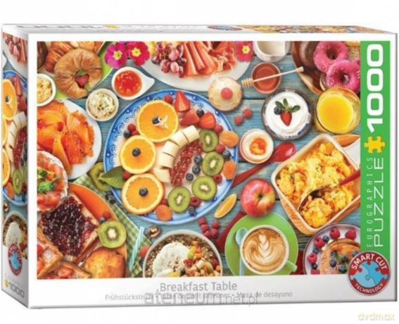 EUROGRAPHICS 1000 el. Stół pełen pyszności [PUZZLE]