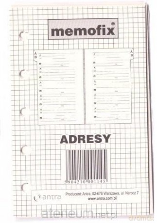 Wkład do organizera MEM/M Adresy