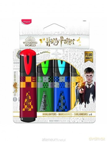 Zakreślacz Harry Potter 4 kolory