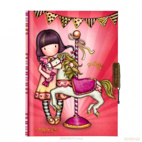 Zamykany Notes Gorjuss Fairground Carousel