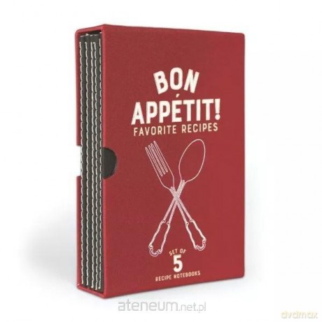 Zestaw 5 notatników na przepisy Bon Apettit