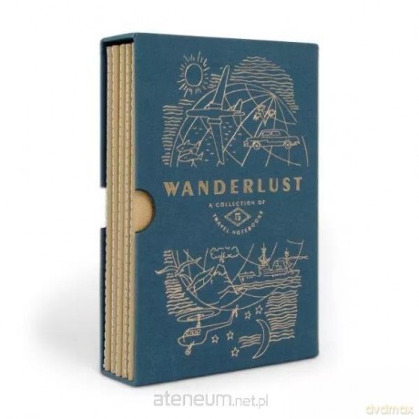Zestaw 5 planerów podróży Wanderlust