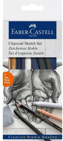 Zestaw do szkicowania Charcoal 7 szt