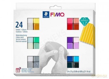 Zestaw Fimo effect 24 kostki x 25g
