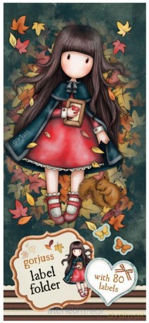 Zestaw samoprzylepnych etykiet - Autumn Leaves