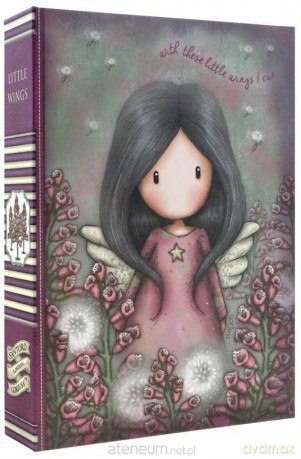 Zestaw: notes, długopis, naklejki - Little Wings