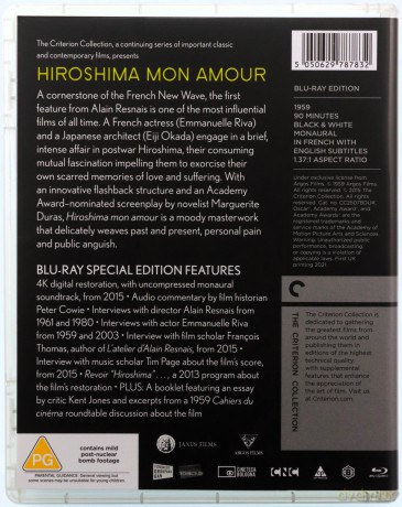 Hiroshima Mon Amour (Hiroszima, moja miłość) [Blu-Ray]