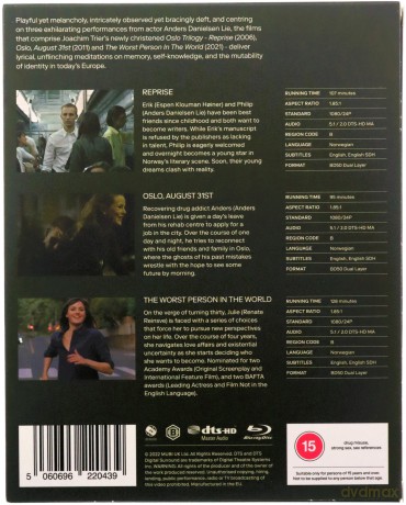 The Oslo Trilogy: Three Films By Joachim Trier [Blu-Ray]