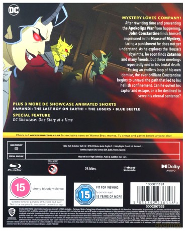 DC Showcase: Constantine - The House of Mystery [Blu-Ray]