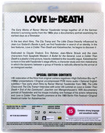 The Rainer Werner Fassbinder Vol 1 [Blu-Ray]